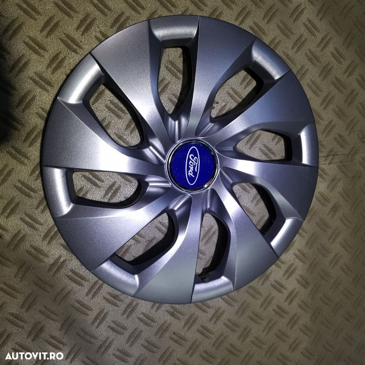 Capace roti FORD r16  la set de 4 buc,Capace janata aliaj,Embleme - 2