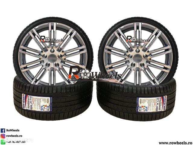 Jante Porsche Cayenne 21 R21 Gri si Polish Anvelope Vara - 3