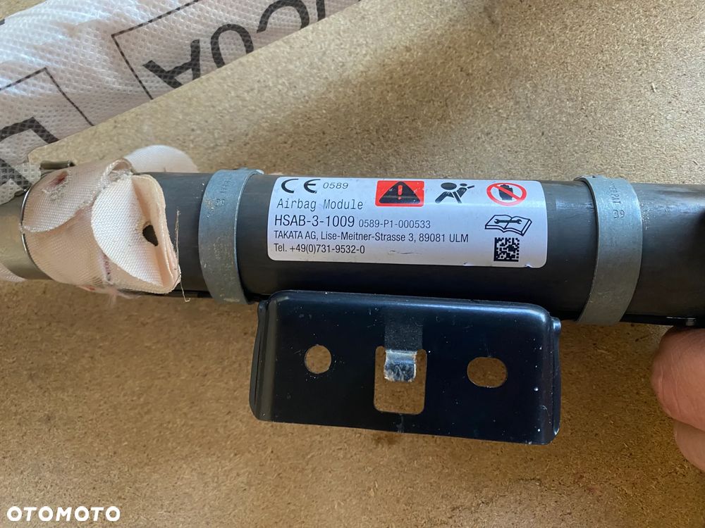 KURTYNA PODUSZKA AIRBAG PRAWA LEWA NISSAN NAVARA D23 NP300 985P04JC0A 985P14JC0A - 4