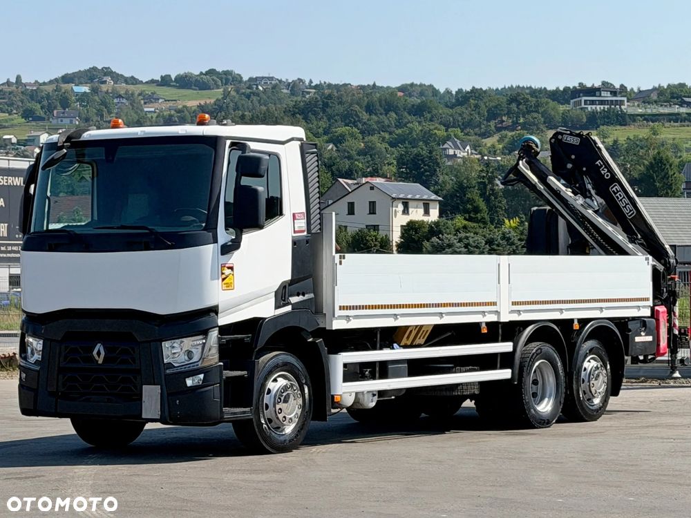 Renault T 380 * SKRZYNIA 6,80 m * FASSI F120B.2.22 + PILOT * STAN BDB - 4