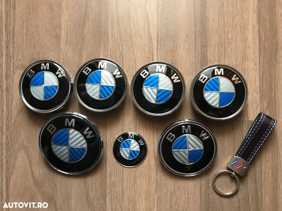 Semn emblema roti capota porbagaj si volan compatibile cu BMW - 5