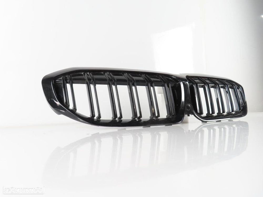 Grelhas Duplas Preto Brilho Frente Usado / Original BMW 3 (G20)/BMW 3 Touring (G... - 2