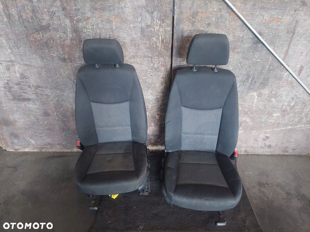 KOMPLET FOTELI FOTELE LEWY PRAWY PRZÓD + KANAPA TYŁ + BOCZKI BMW E90 - 8