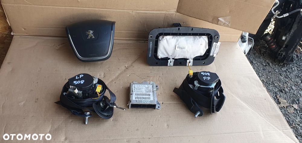 Poduszki pasy AIRBAG sensor zestaw naprawczy Oryginał Peugeot 508 I Lift - 6