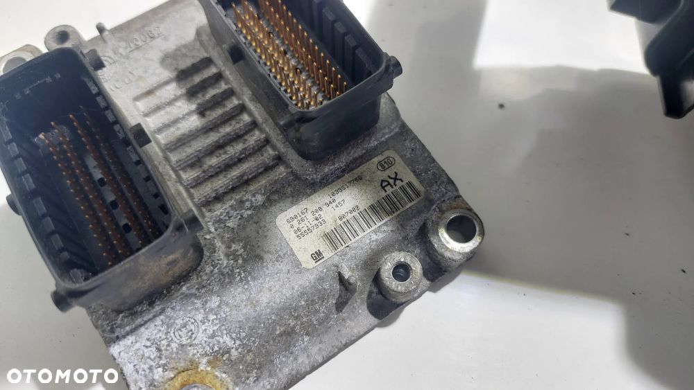 ZESTAW STARTOWY STACYJKA KOMPUTER WKLADKA OPEL CORSA D 1.2 16V SLASK WYSYLKA - 4