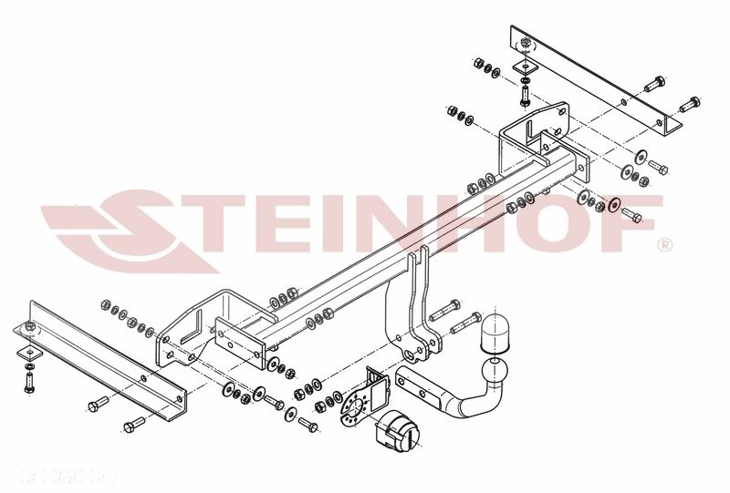 Hak holowniczy + WIĄZKA 7PIN + MODUŁ  do Chevrolet Trax Opel Mokka od 2012 do 2019 - 3