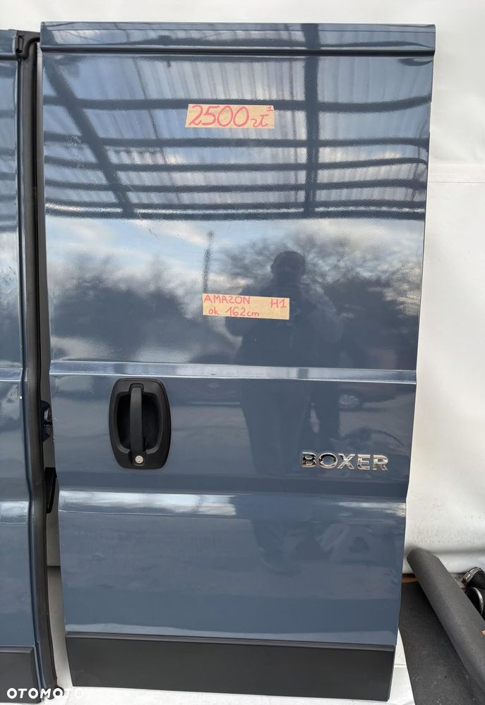 DUCATO BOXER JUMPER 19- DRZWI NISKIE TYŁ PRAWE LEWE H1 KOLOR SZARY AMAZON - 3