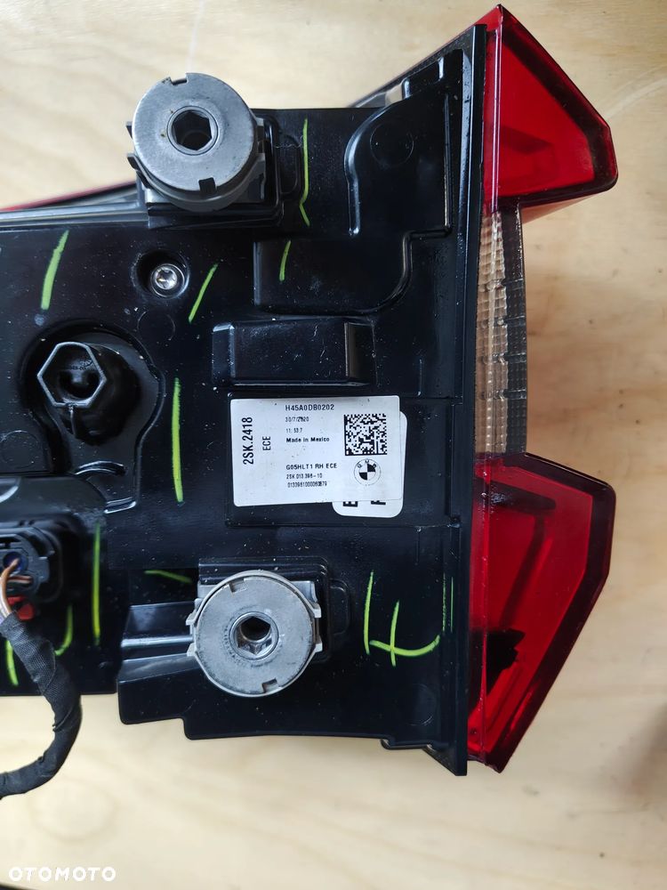 BMW X5 G05 Mpower lampa LED  prawy lewy tył Europa oryginał H45A0DB0202 H35A0DB0102 - 6
