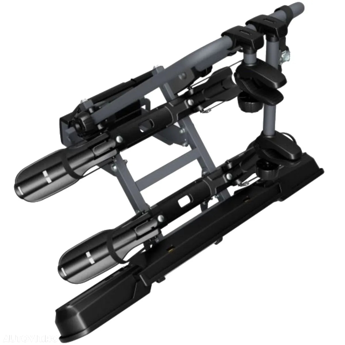 Suport 2 biciclete Peruzzo Pure Instinct 708W compatibil cu biciclete electrice cu prindere pe carligul de remorcare, Anthracite Grey, Nou _ Pret Importator - Emitem Factura si Garantie - 7