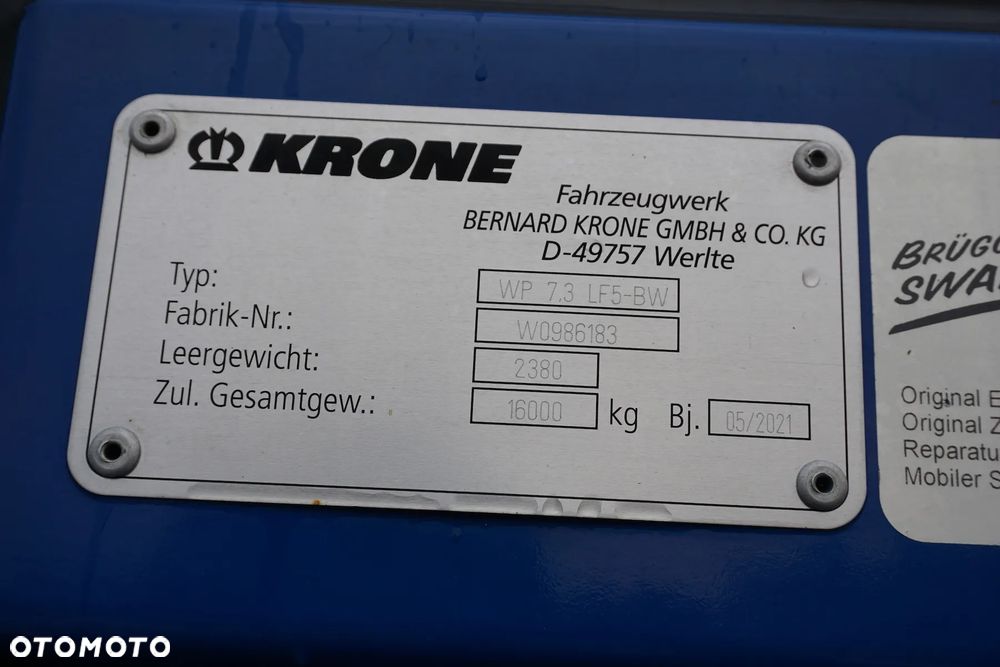 Renault KRONE / ZABUDOWA / BDF / BURTO-PLANDEKA / DŁ. 7,3 M / 18 PALET - 10