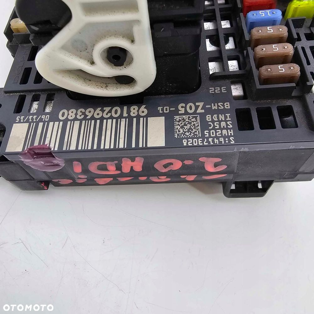 citroen c4 picasso ii 2.0 hdi 15r moduł skrzynka bsm - 3