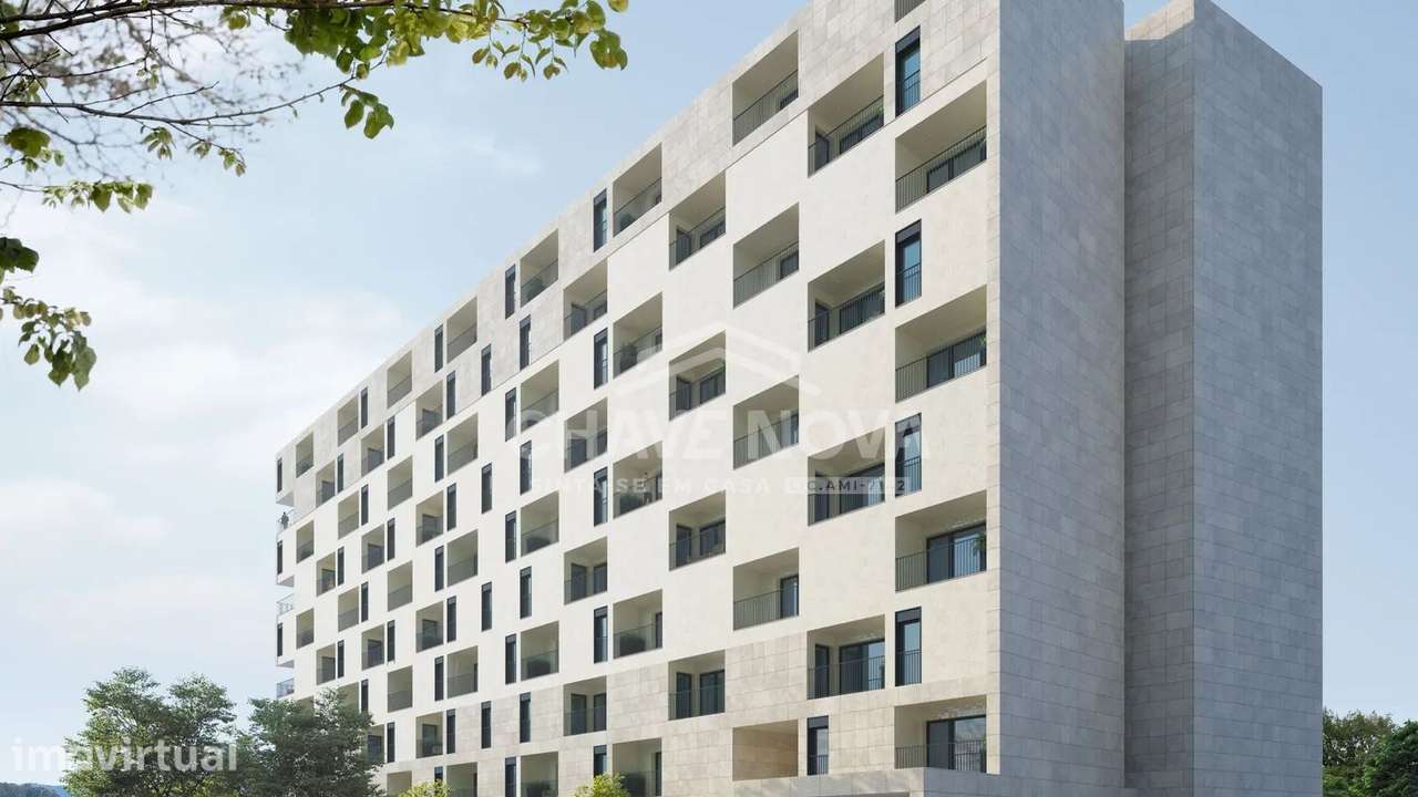 LA- Apartamento T1 Novo, para venda, c/ Lugar de Garagem em Mafamude - Grande imagem: 3/15