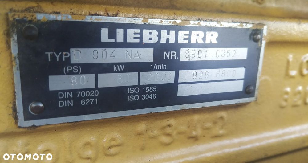 Silnik spalinowy Liebherr D 904 NA D904 4-CYL Engine - 14