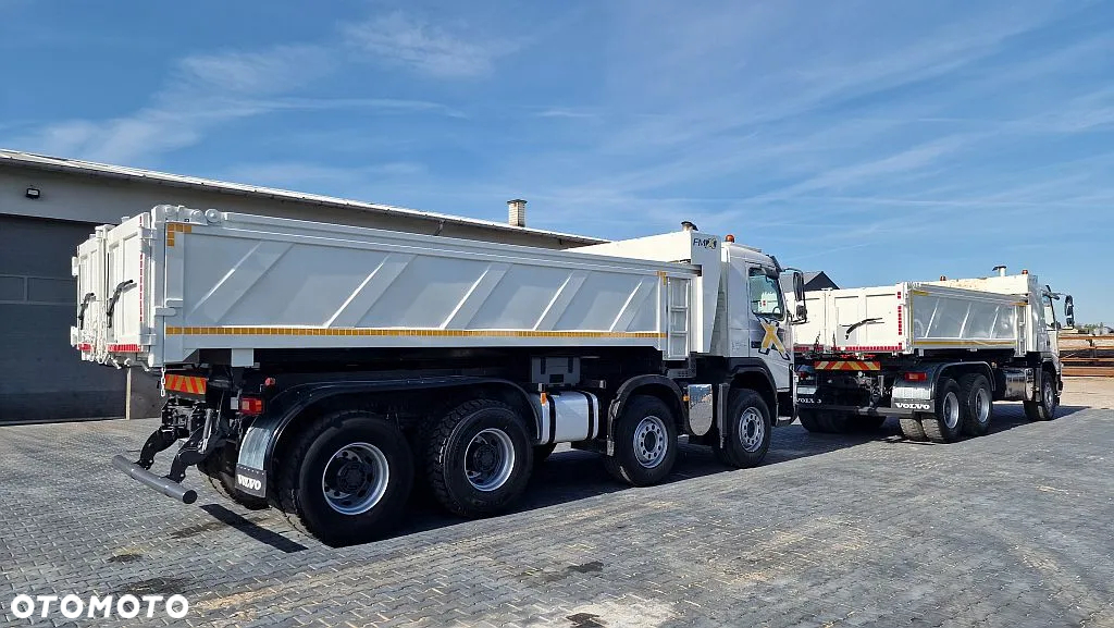 Volvo Fmx 410 8x4 Kiper Hydroburta Wywrot Nowe Opony - 12