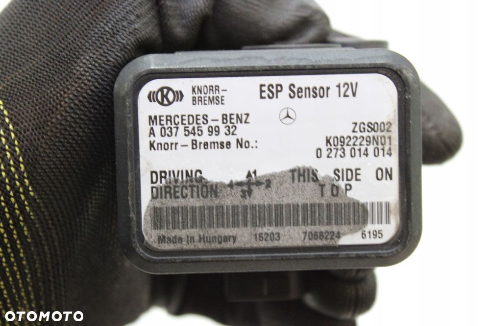 MERCEDES ACTROS MP4 SENSOR ESP A0375459932 CZUJNIK - 5