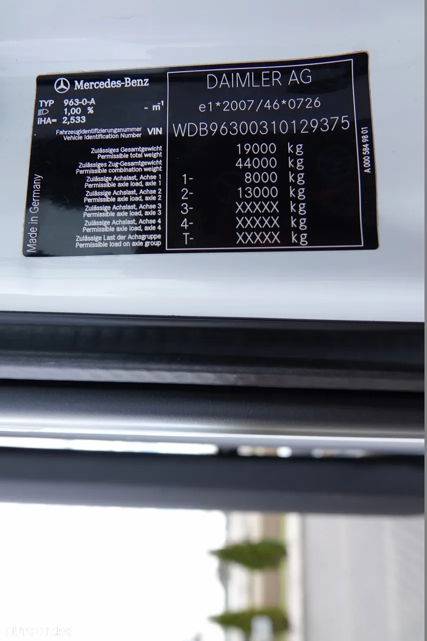 Mercedes-Benz ACTROS 1845 / BDF / PENTRU TRANSPORT CONTAINER / IMPORTAT - 35