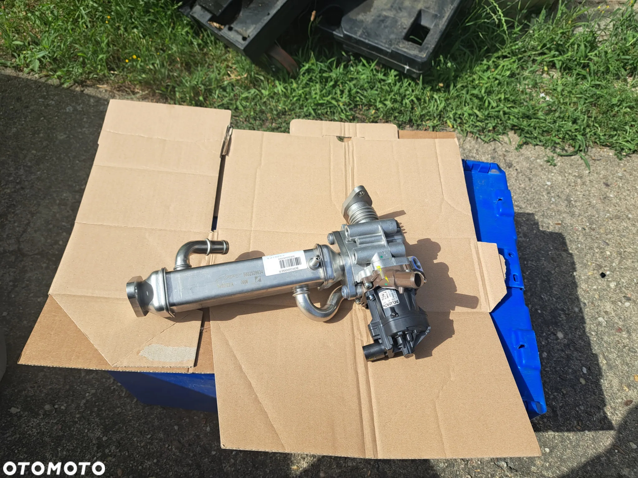 Zawór EGR AGR Fiat Ducato III 2.3 JTD Multijet 5802531806 5802528634 Zawór chłodnica spalin AGR EGR Fiat Ducato 2.3 D - 4