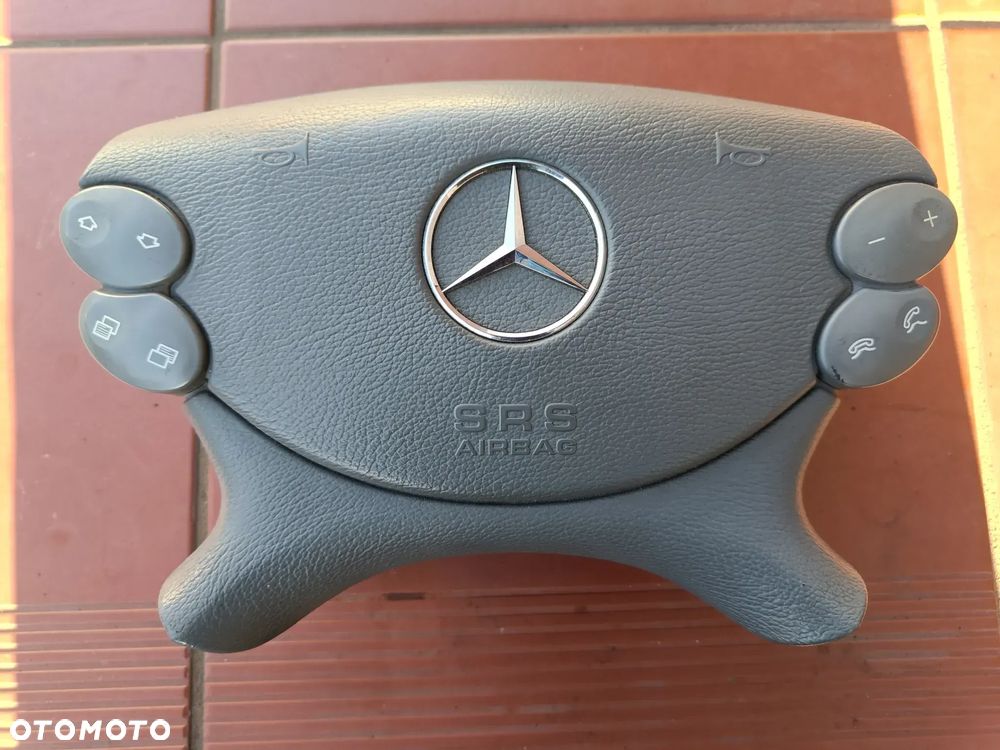 MERCEDES W209 CLK PODUSZKA AIRBAG KIEROWCY SZARA KOLOR TYLKO CLK!!! - 1