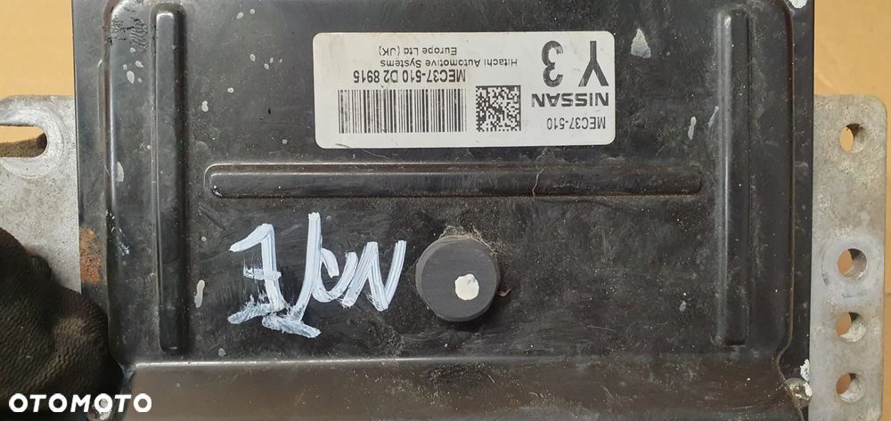 Komputer sterownik silnika Nissan Note E11 1.4 16V MEC37-510 - 6