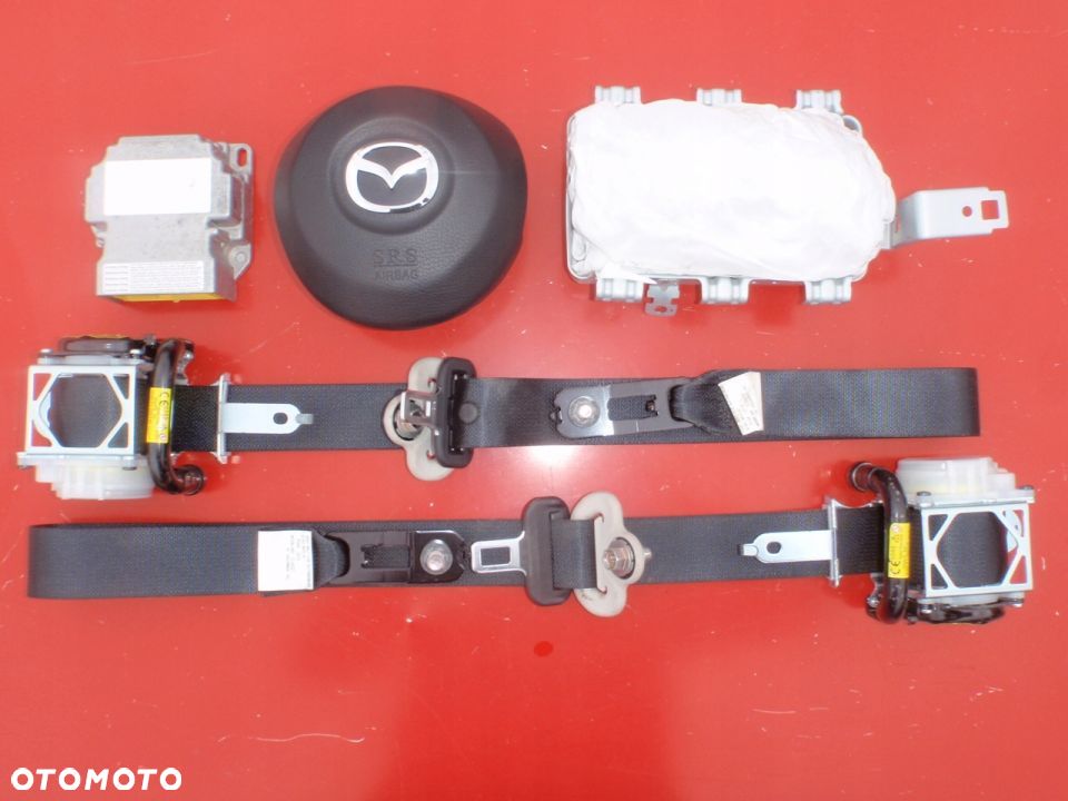 MAZDA II 2 DJ DESKA KONSOLA KOKPIT PULPIT PÓŁKA PARAPET AIR BAG PODUSZKI AIRBAG - 6