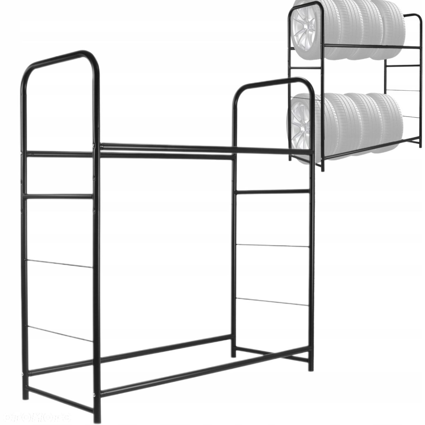 STOJAK DO OPON NA KOŁA FELGI ALUMINIOWE FELGI STALOWE 2P NA 8 KÓŁ M90052 - 1
