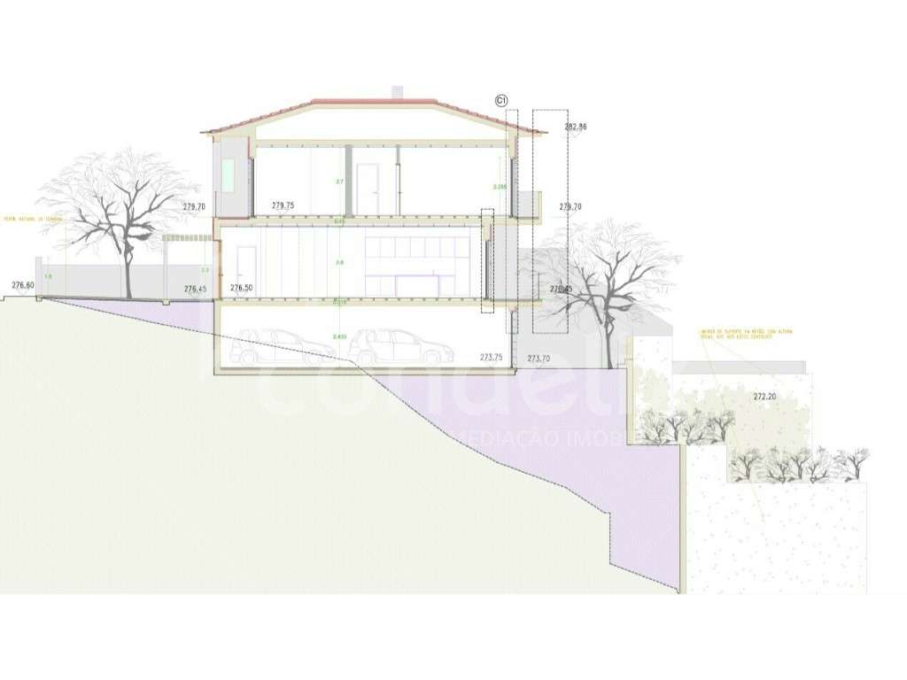 Terreno com Projeto para duas Moradias Geminadas - Grande imagem: 4/14