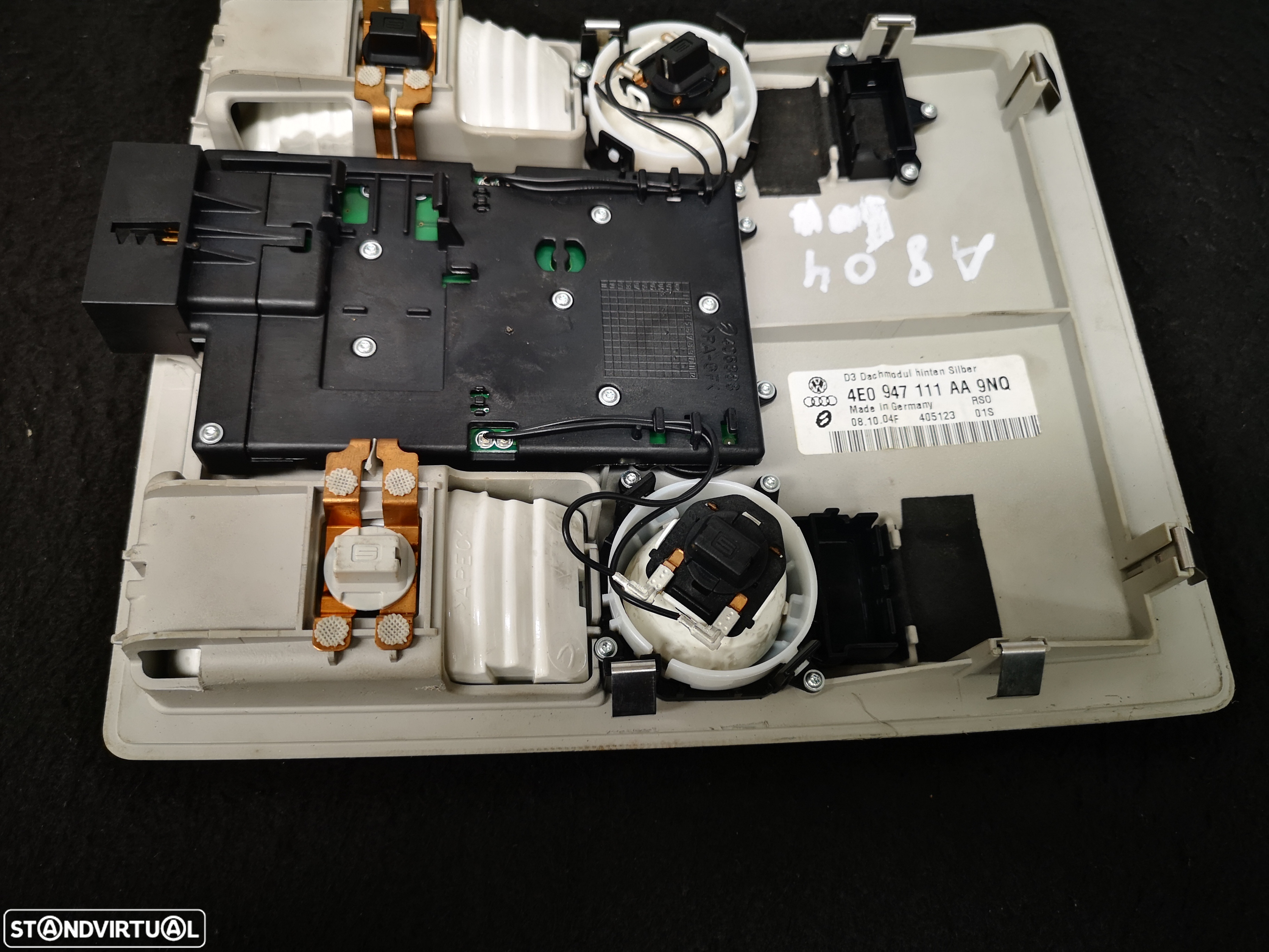 Plafonier Luz interior originais  traseira audi a8 d3 4e0 2003+ - 4