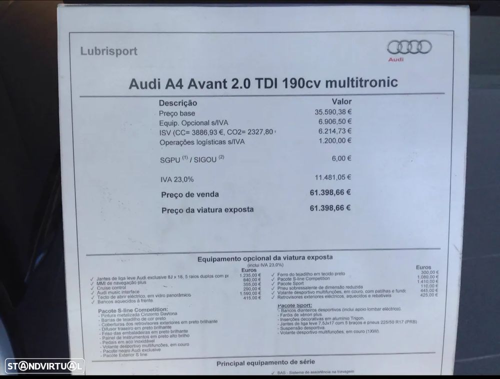 Audi A4 Avant 2.0 TDI Multitronic S-line - 7