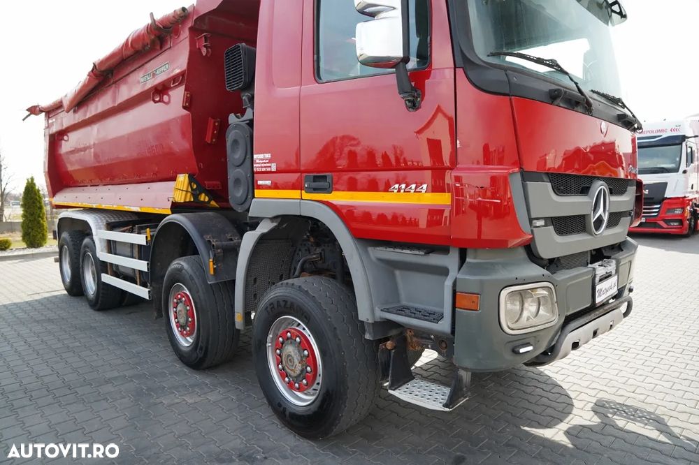 Mercedes-Benz ACTROS 4144 / 8x8 / BASCULATOR SPATE / MEILLER KIPPER / EURO 5 - 14