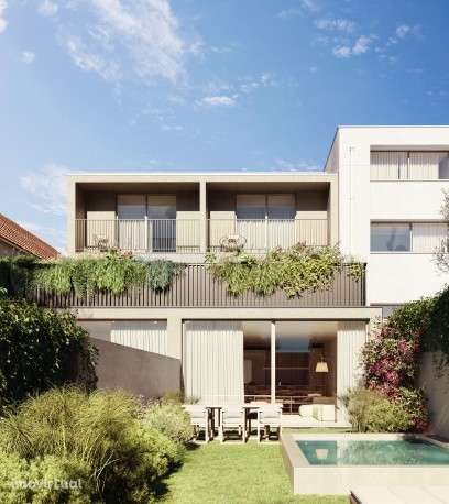 Moradia T4 com jardim e piscina em Matosinhos Sul - Grande imagem: 2/7