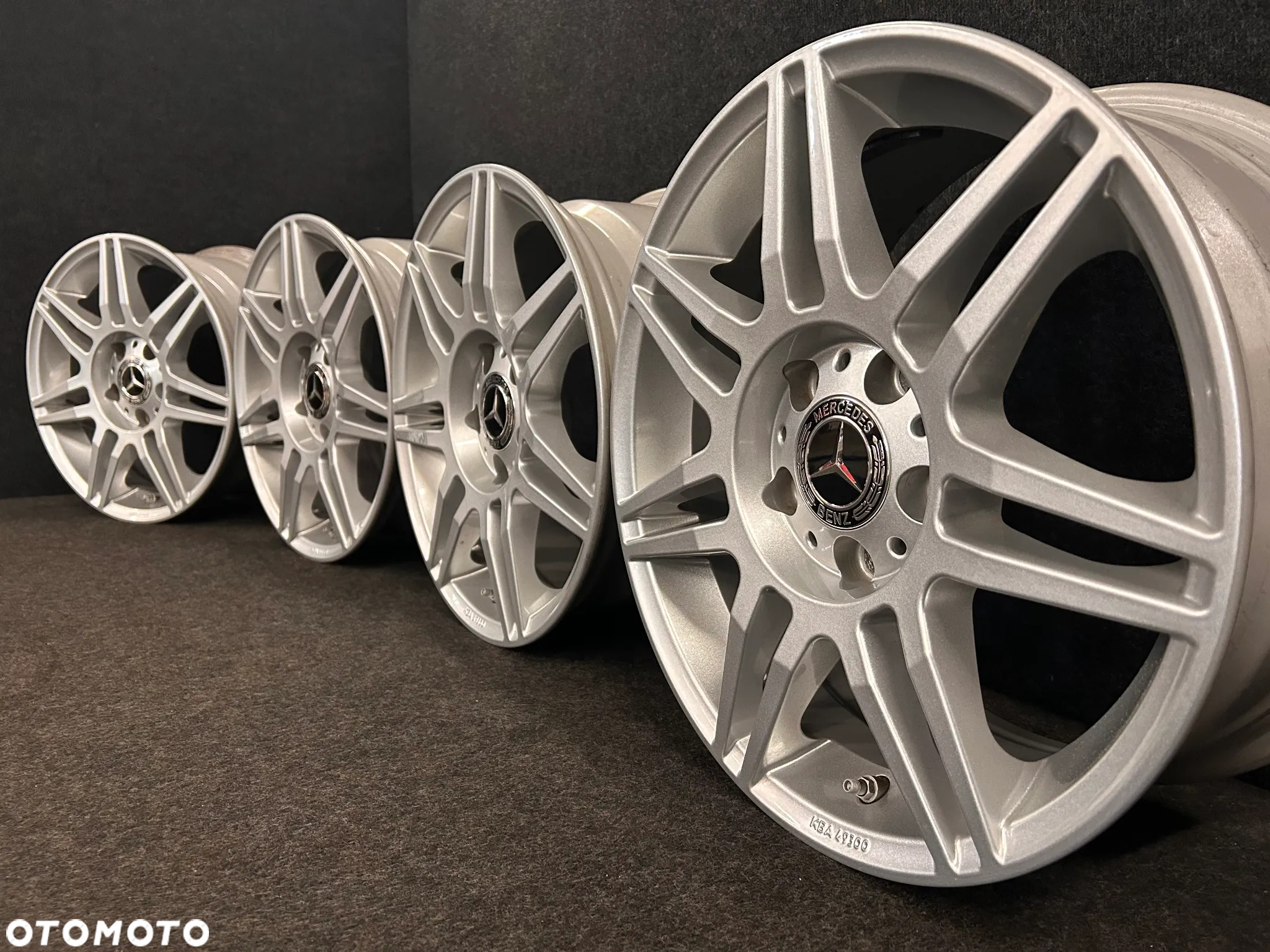 Alufelgi Mercedes E-Klasa W212, C-Klasa W204, W205, V-Klasa, Vito 16 cali 5x112 4szt. Ładne z czujnikami! - 2