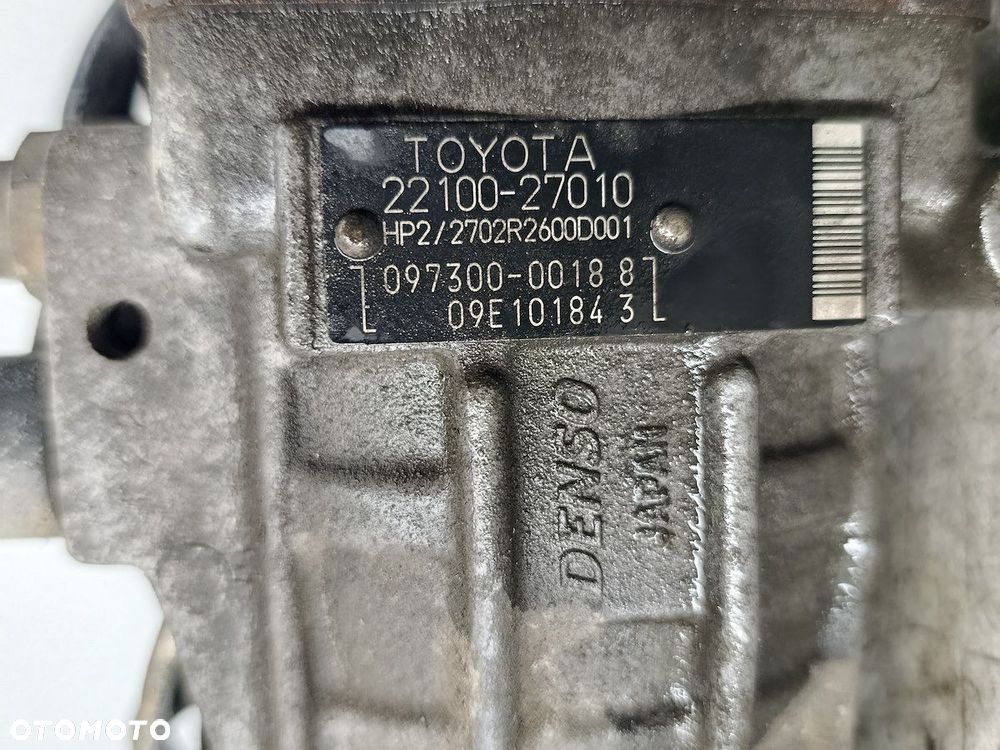 POMPA WTRYSKOWA TOYOTA COROLLA IX E12 22100-27010 DENSO 2.0 D-4D - 7