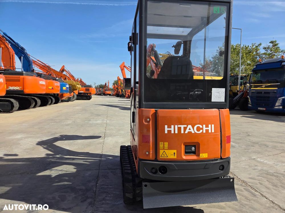 Hitachi ZX19-6, 2 TONE, 2022, 1.056 ore, CUPLA RAPIDA+4 CUPE, adancime sapare 2,8m, ridica 1,3t, latime 0,8m cu senile extensibile la 1,2m, inst picon pe brate, produs in JAPONIA, posibilitate leasing 4 ani-PROMOTIE 20.900 Eur+Tva - 2