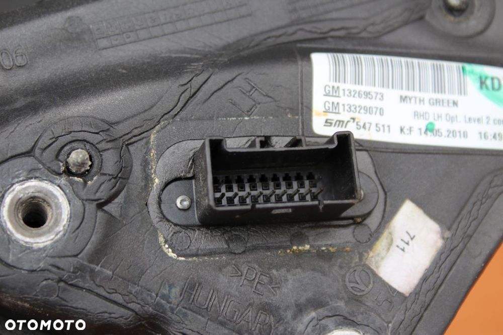 LUSTERKO ZEWNĘTRZNE LEWE OPEL INSIGNIA A Z30K GAY 11 PINÓW - 6