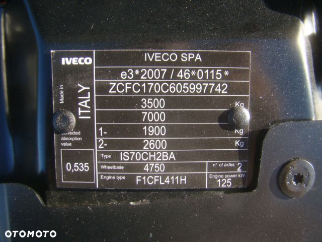 Iveco DAILY 70 C 18 3.0TDI WYWROTKA 5.0M-DŁUGA 3.5T DMC - 32