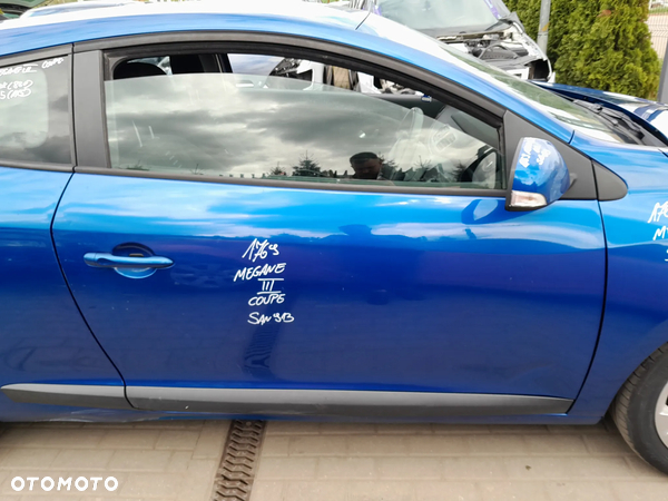 RENAULT MEGANE COUPE III DRZWI PRAWE PRZEDNIE PRAWY PRZÓD KOLOR: SAN913