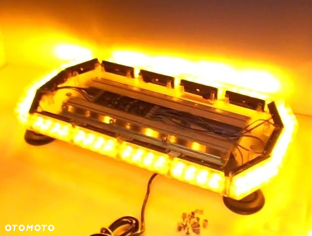 BELKA OSTRZEGAWCZA KOGUT LED MAGNES STROBO 12v-24v - 4