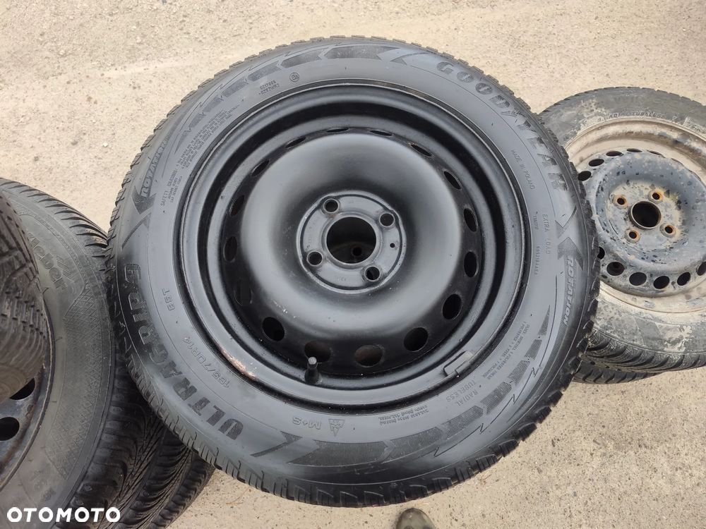 4x100 Felgi Stalowe Stal 14 Koła Zimowe Zima RENAULT Clio Thalia Twingo Kangoo Megane Nissan Note Micra DACIA DOKKER Logan Lodgy Sandero 7,5mm Legnica ALU-RAD 165/70 - 1