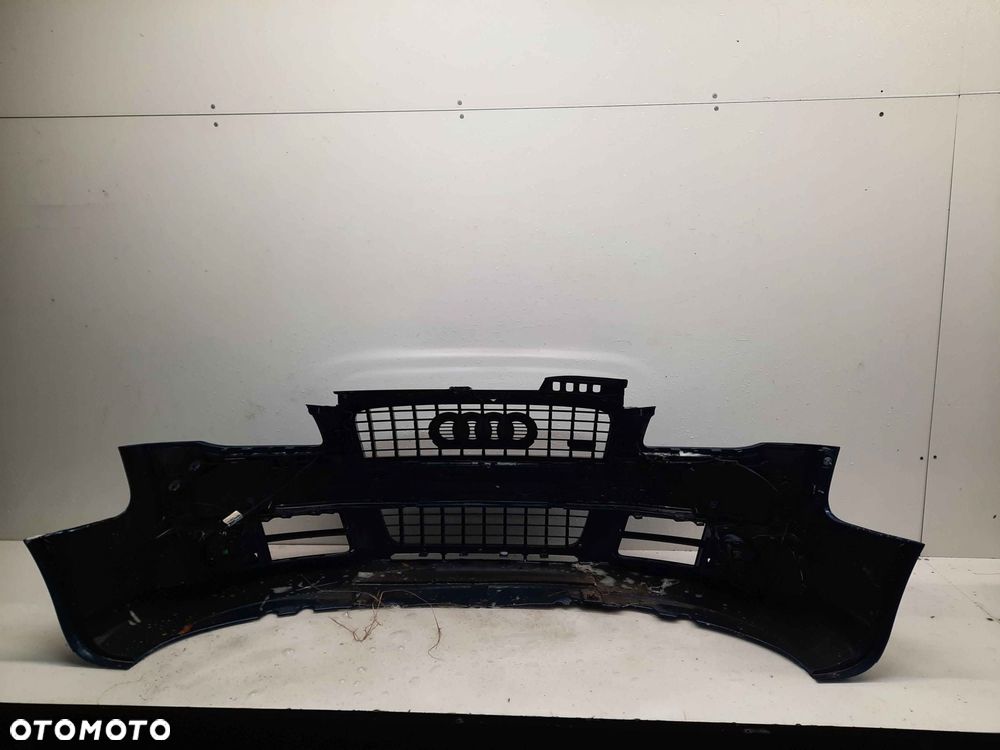 ^ ZDERZAK PRZÓD PRZEDNI DO AUDI A4 S4 B7 CABRIO S-LINE LZ5C NIEBIESKI BŁĘKITNY HALOGENY - 7