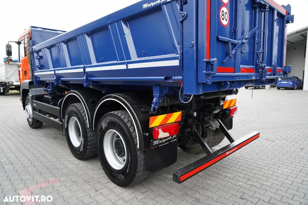 MAN TGA 33.350 / 6x4 / BASCUNĂ / BASCUNĂ HIDRODOXICĂ / MEILLER KIPPER / BORDMATIC / MANUALĂ / IMPORTATĂ - 19