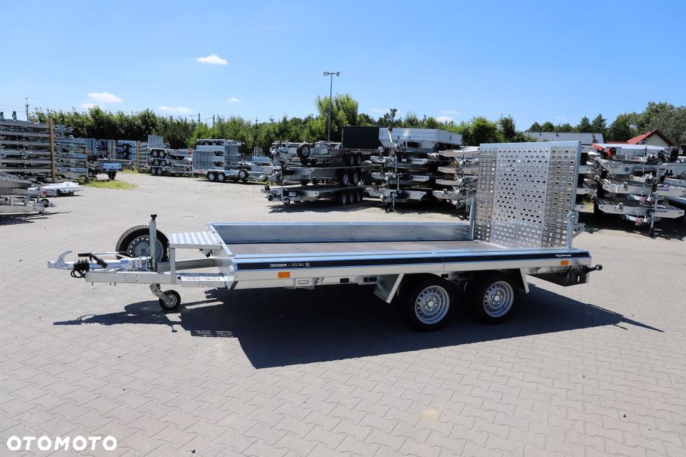 Inny Balhanger DIGGER 3536 Przyczepa pod minikoparkę/sprzęt budowlany 360x175x20cm TRAP WJAZDOWY DMC 3500kg - 3