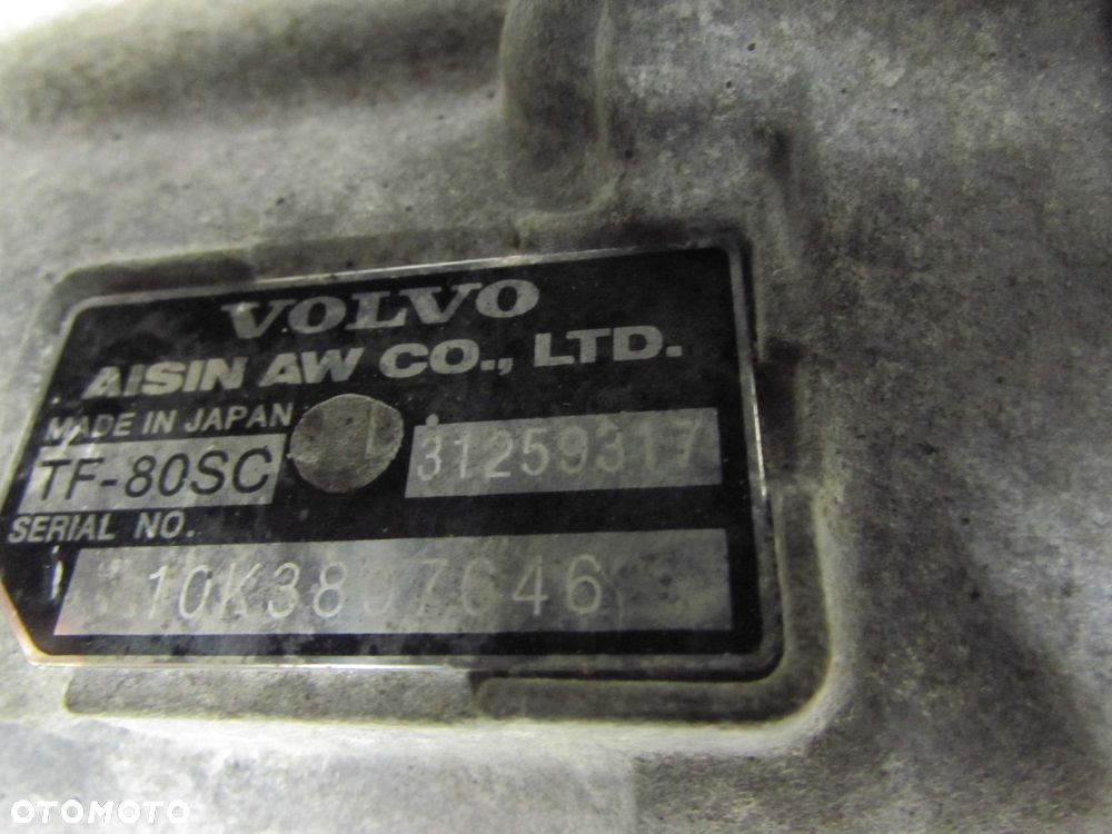 VOLVO XC90 LIFT 2.4 D5 07-14 SKRZYNIA BIEGOW AUTOMATYCZNA 30735326  31259317 TF-80SC - 14