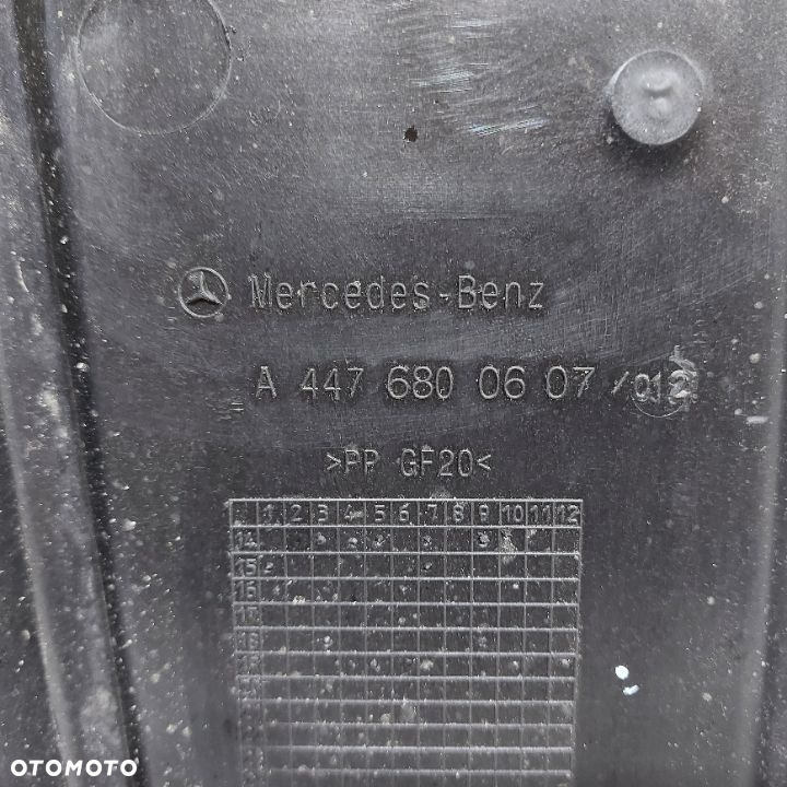 OSLONA TYL PODLOGA PLYTA KAROSERI MERCEDES VITO W447 ORYGINALNA 4476800607 VIANO DEMONTAZ - 3