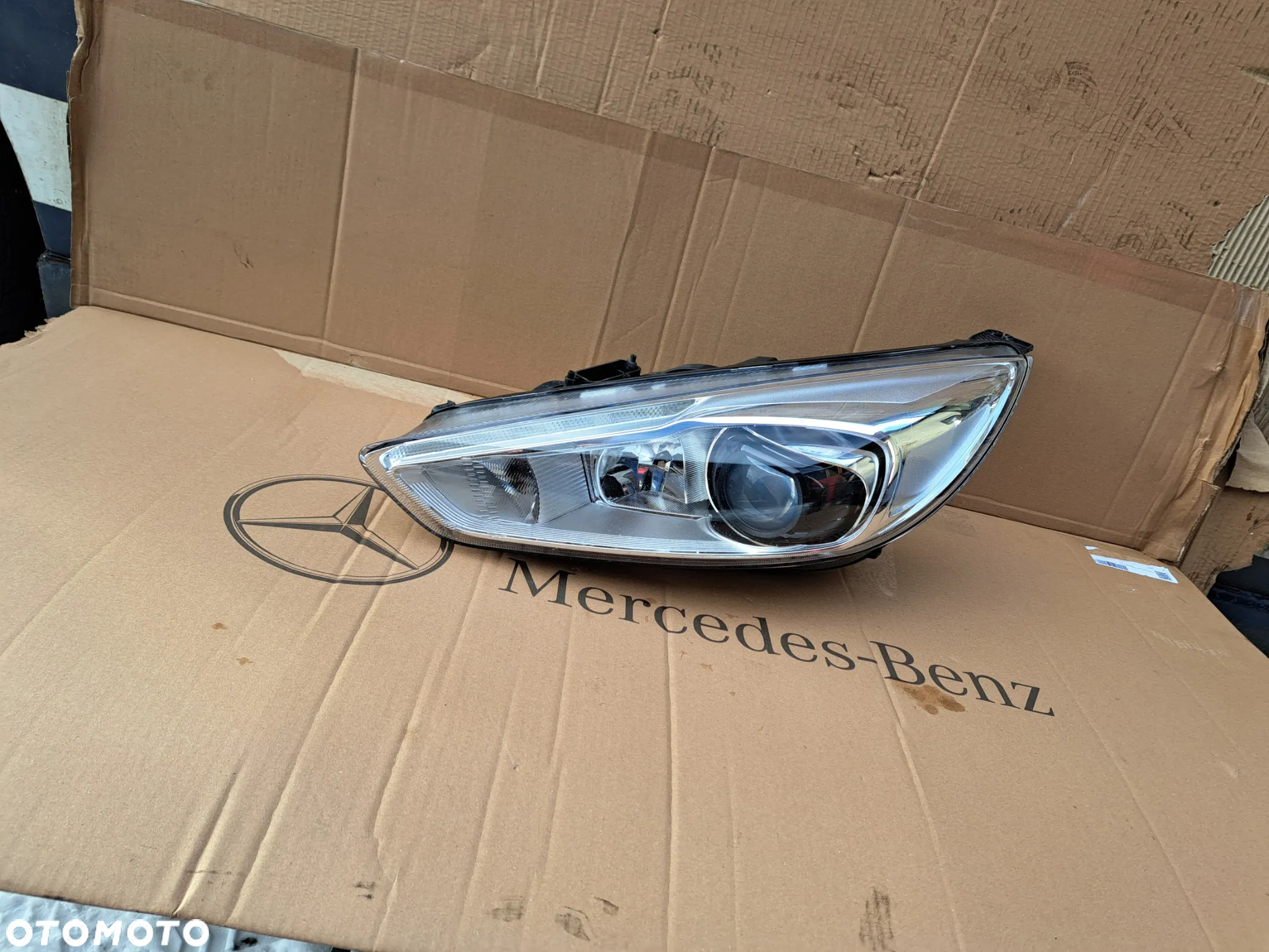 Lampa przednia lewa Ford Focus MK-3 III Lift Xenon F1EB-13D155-AD Reflektor lewy przód Ford Focus MK-3 III Lift Xenon F1EB-13D155-AD - 3