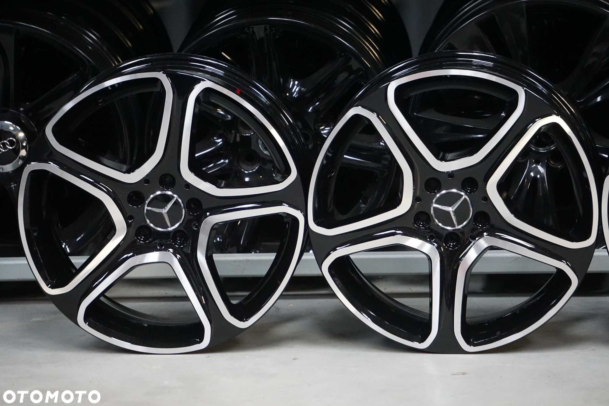 Alufelgi oryginał Mercedes GLK 5x112 7,5Jx19 et47 czarny polysk i cnc - 4