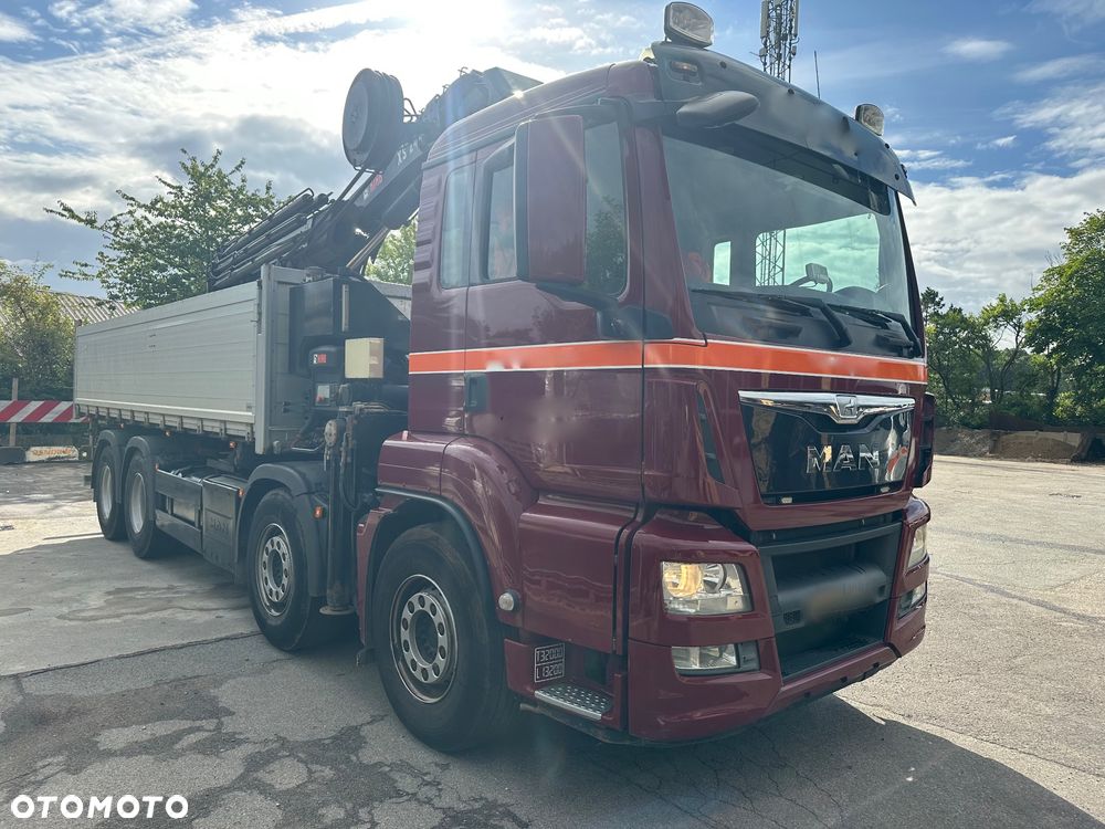 MAN TGS 32.480 8X4 WYWROTKA HDS HIAB 244EP-5 - 2
