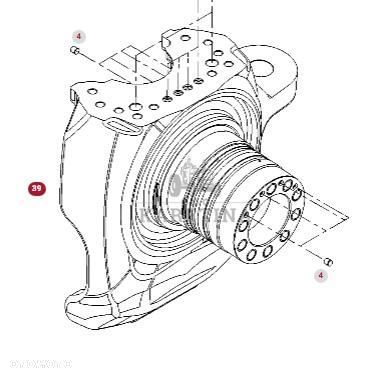 Fendt Vario 1038 1042 1046 1050 GEN 3 Obudowa Łączona Prawa Lewa F530300220220 F530300220230 - 1