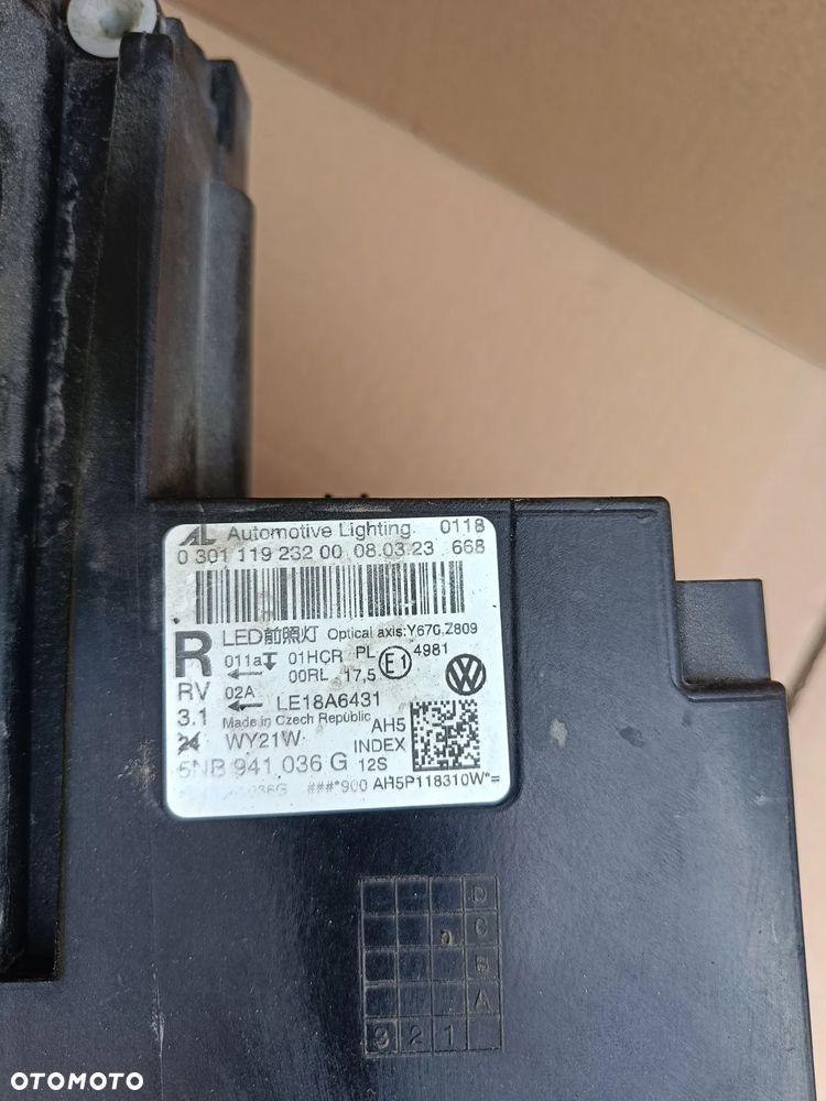 Full Led prawy VW Tiguan II 2 lift lampa prawa 5NB941036G - 4