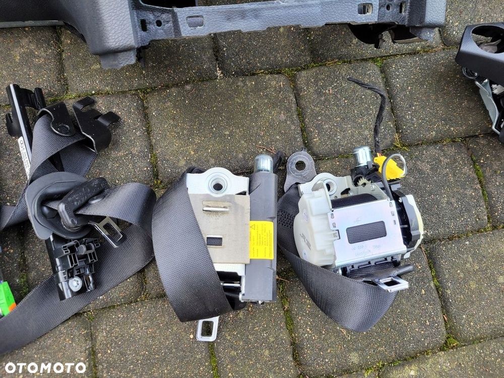 MERCEDES W204 DESKA KONSOLA PASY NAPINACZE AIRBAG KOMPLET ORYGINAŁ - 4