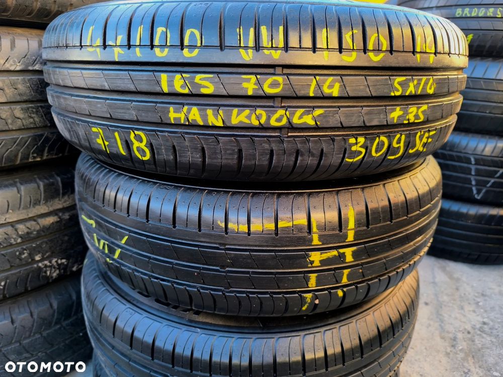 165/70R14 81T Opony Letnie Lato HANKOOK Kinergy Eco 7mm Legnica ALU-RAD jak 175/65 - 2